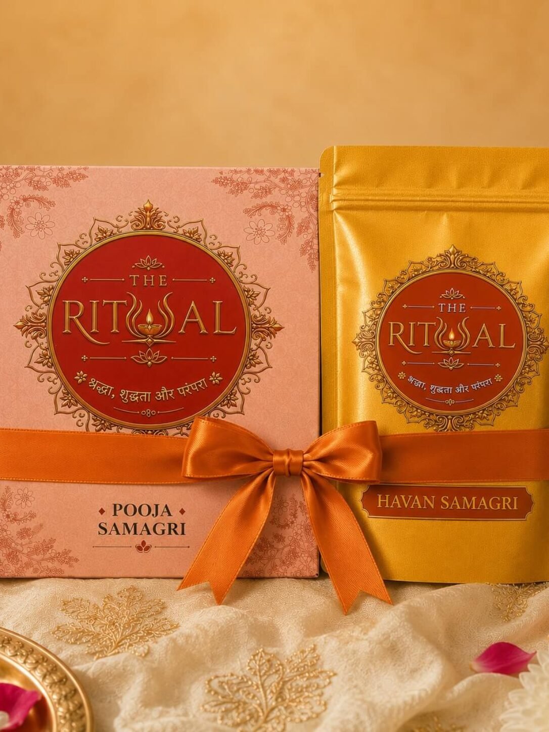 The Rituual Premium Pooja Kit & Havan Samagri Combo Kit | Complete Sacred Puja Essentials Gift Box for Home, Temple & Festivals