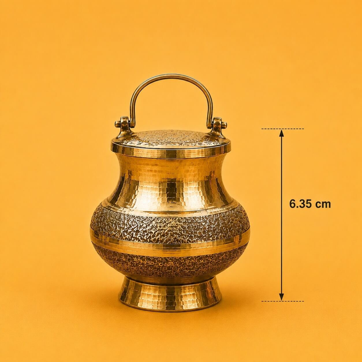 The Rituual Pure Gangajal in Premium Brass Kalash – Sacred Ganga Water for Pooja, Abhishek, Havan & Hindu Rituals | Available in Small, Medium & Large Sizes - Image 4