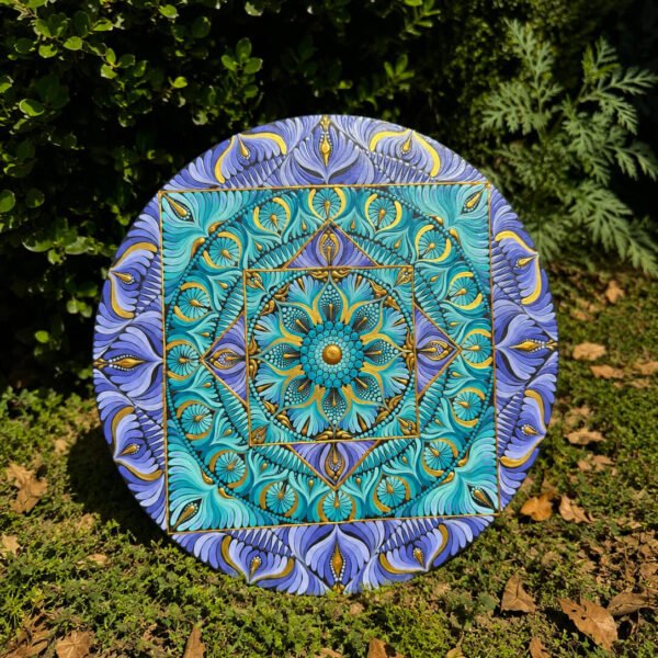 Meher #001 – Handcrafted Geometric Mandala Wall Art | Premium Decorative Wall Décor