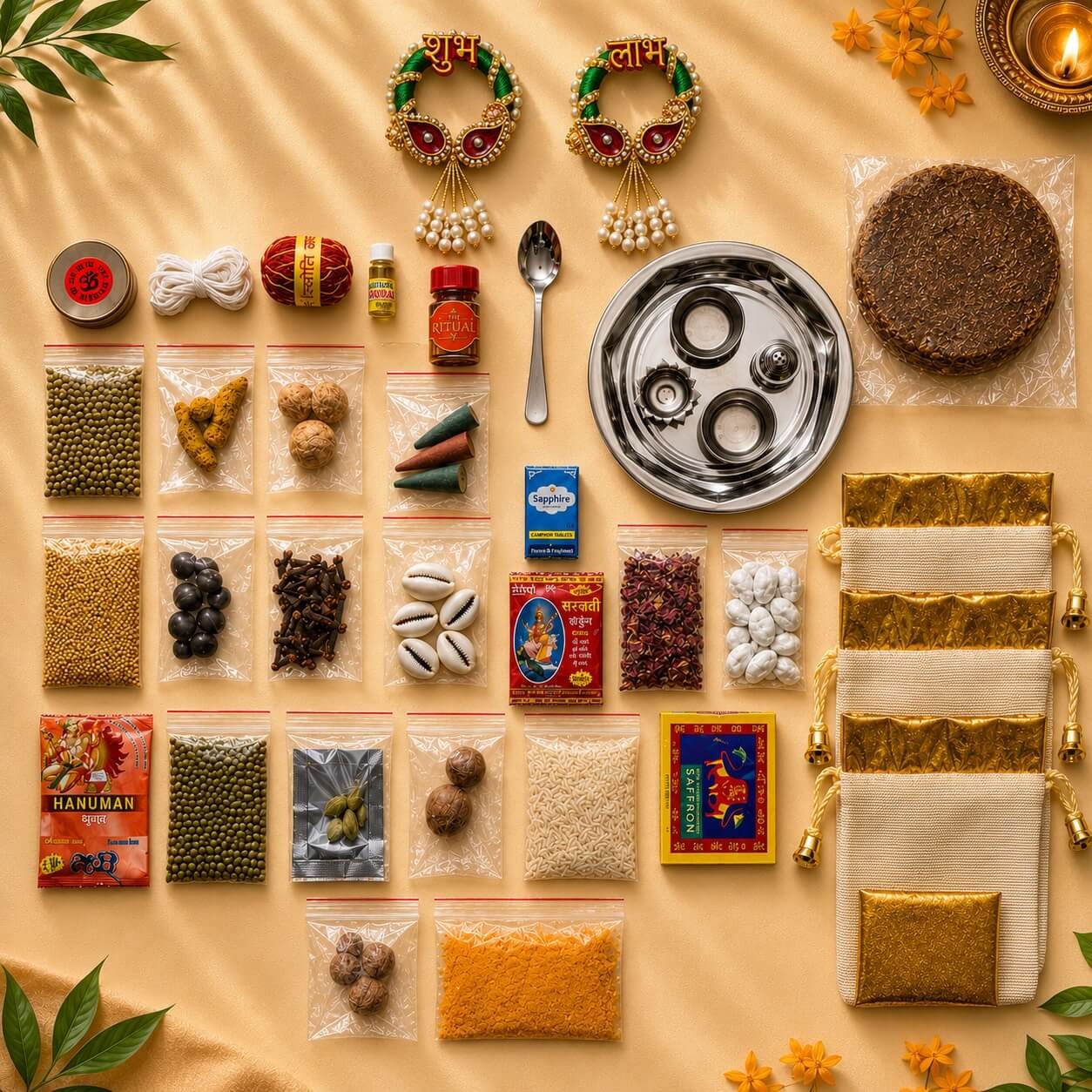 The Rittual Premium Complete Pooja Samagri Kit – Traditional Hindu Puja Essentials Gift Box - Image 3