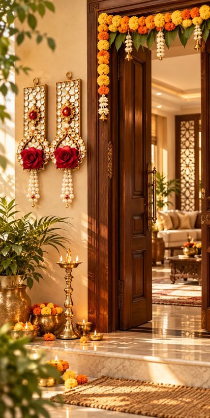Shubh Labh decoration for Griha Pravesh and new home