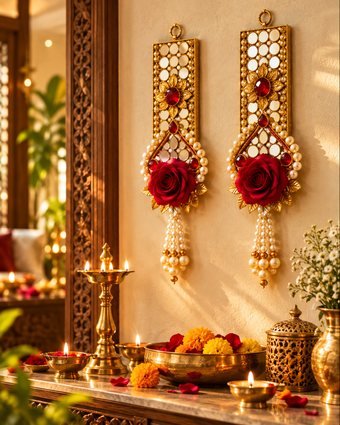 Shubh Labh decoration for Indian festivals and special occasions